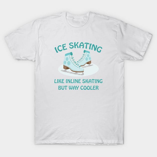 Ice Skating T-Shirt by VectorPlanet